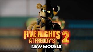 Five Nights at Freddys 2 Movie Models Showcase + Trailer Reimagined