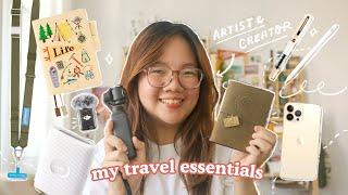 My Travel Essentials as an artist and creator  Abbey Sy