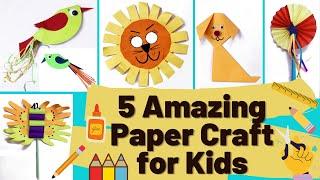 Peeki Pops  5 Amazing Paper Craft for Kids  Easy Paper Craft  DIY Craft  DIY Toys   Kids Craft