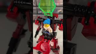 A Mech that is Red #lego #tiktok #mech #moc #afol #cyberpunk