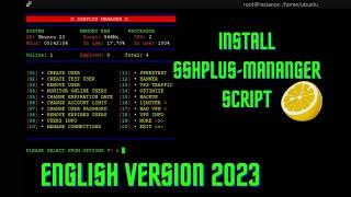 how to install the SSH Plus Manager script on your VPS