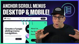 Single Page Scrolling Elementor Menu Desktop & Mobile Anchor Scroll Menus