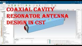 cavity resonator filter  antenna sensor design in cst for 2 45ghz