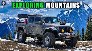 Exploring Mountains in My Demon Swapped Jeep Gladiator