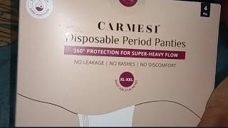 carmasi pads review Disposable period panties....  