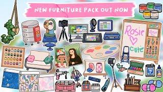 Toca Life World  NEW CREATIVE WORKSHOP FURNITURE PACK OUT NOW?  TOCA BOCA UPDATE