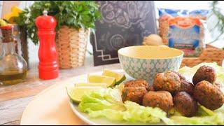 Artan nohut yemeğinden  falafel