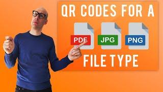 How to make a QR code for a PDF JPG or PNG File Type 2024