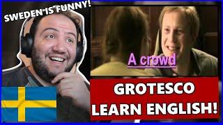 English Teacher Reacts To Grotesco - Learn English  Sweden Reaction