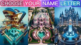 Choose Your Name Letter & See Your Beautiful Luxury Castles  Castle Houses  Funtuber 