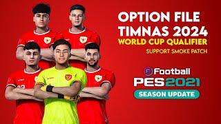 Option File PES 2021 Timnas Indonesia 2024 World Cup Qualifiers  Update Skuad 31 Mei 2024