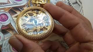 Aroma skeleton Pocket watch Swiss made