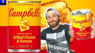 Campbell’s Grilled Cheese & Tomato Soup Review  NEW Limited Edition Flavor