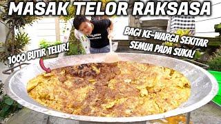 TOBAT KUALI RAKSASA BIKIN TELOR RAKSASA BUAT DIMAKAN WARGA. AUTO PAHALA BOS.