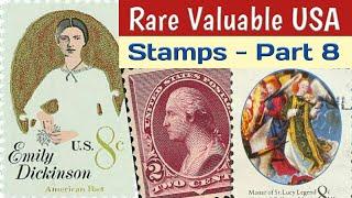 USA Rare Valuable Stamps - Part 8  Selective American Philatelic Rarities Worth Money