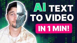 How to Convert Text to Video with AI in 1 Minute