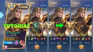 LANCELOT BEST GUIDE TO CARRY YOUR TEAMMATES & RANK UP FASTER IN SOLO RANK - MLBB