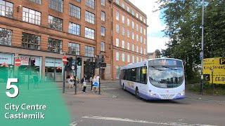 GLA Circular First Bus Glasgow 5 St Enoch - Castlemilk