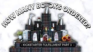  Making a BOOK CASTLE + signing a MASSIVE number of books ️ KICKSTARTER VLOG PART 3