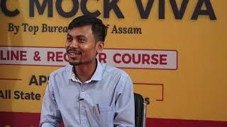 APSC Mock Viva -2020  Mr. Manash Jyoti Bora  APSC - Rank - 55  APSC CCE 2018