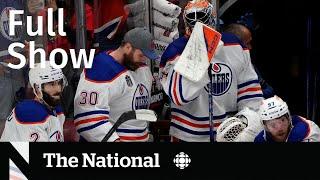 CBC News The National  Oilers fall to Panthers in Stanley Cup final