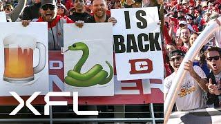 The XFL Beer Snake Returns D.C. Defenders