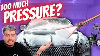 How much PSI is too much for a car?  Pressure Washer Safe For Cars?