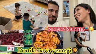 ARABAMIZI SATTIKHAYATIMIZDA BÜYÜK YENİLİKLERPRATİK TAVA YEMEĞİTÜRK MARKET ALIŞVERİŞİ - VLOG