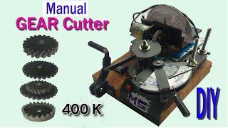 How to Make a Gear Wheel Cutter  DIY Gear Cutter  Milling Machine DIY