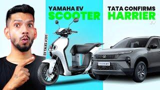 Yamaha Ev scooter plan  Tata Harrier Ev  Tesla Elon Musk case  Evtalks#391