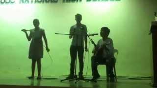 Akim Dodona Jomar are singing song in Tagalog..