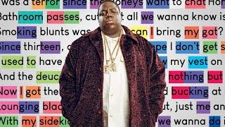 The Notorious B.I.G. - Party and Bullshit  Rhymes Highlighted