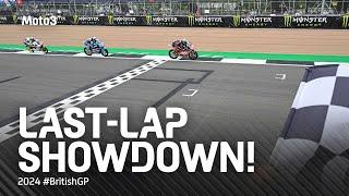 The breathtaking Moto3™ last lap ‍  2024 #BritishGP