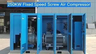 Lubricated Rotary Screw Compressor 250 kW  Electric Screw Compressor  Rotary Screw Compressor