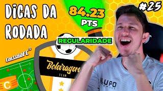 CARTOLA FC 2020 DICAS RODADA 25  REGULARIDADE É TUDO