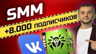 Как новичку в СММ набрать 8000 подписчиков? Реальный кейс ВКонтакте для обучения СММ с нуля