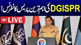 LIVE  DG ISPR Major General Ahmed Sharif Important Press Conference  SAMAA TV