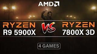 Ryzen 5900X VS 7800X 3D In the Latest Games