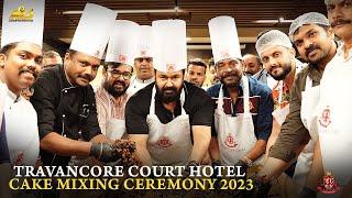 Travancore Court Hotel Cake Mixing Ceremony 2023  Mohanlal  Antony Perumbavoor