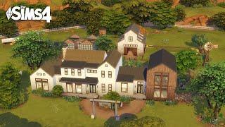 Family HORSE RANCH  The Sims 4  No CC  Stop Motion Build