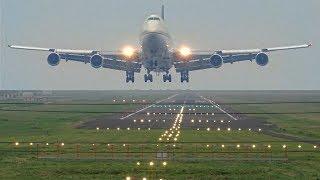 Boeing 747-400 Saudia Airlines Landing at Kolkata International Airport Full HD