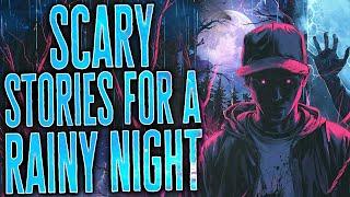 2+ Hours of Scary Stories for a Rainy Night  with Ambient Rain Sounds  Black Screen Compilation