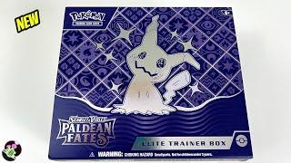 NEW Opening Pokemon Paldean Fates Elite Trainer Box