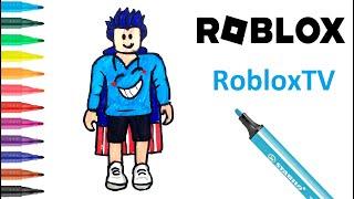 Easy Drawing Roblox I Kolay RobloxTv Çizimi I Roblox Karakteri Nasıl Çizilir?