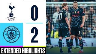 Tottenham 0-2 Man City  Ortega saves & Haaland brace sends City top  EXTENDED HIGHLIGHTS