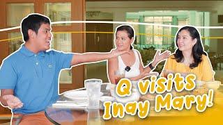 QUENTIN VISITS INAY MARY CHIKAHAN WITH MS. @MaricelSoriano  CANDY AND QUENTIN  OUR SPECIAL LOVE