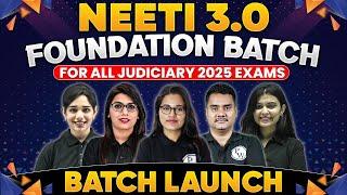 Want to Be in That 1% Club Who Cracked Judiciary Exam  Launching NEETI 3.0 For Judiciary Exam 2025