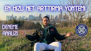 EN HIZLI NET ARTTIRMA YÖNTEMİ  DENEME ANALİZİ NASIL YAPILIR ?  TYT AYT YKS