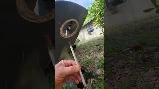 How to remove the lower unit on a FLF150 Yamaha 4 stroke boat outboard motor engine 150 four stroke
