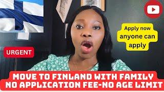 FINLAND  FREE JOINT APPLICATION- SCHOLARSHIPS AVAILABLE STUDY IN FINLAND NO FEES - MOVE FAMILY